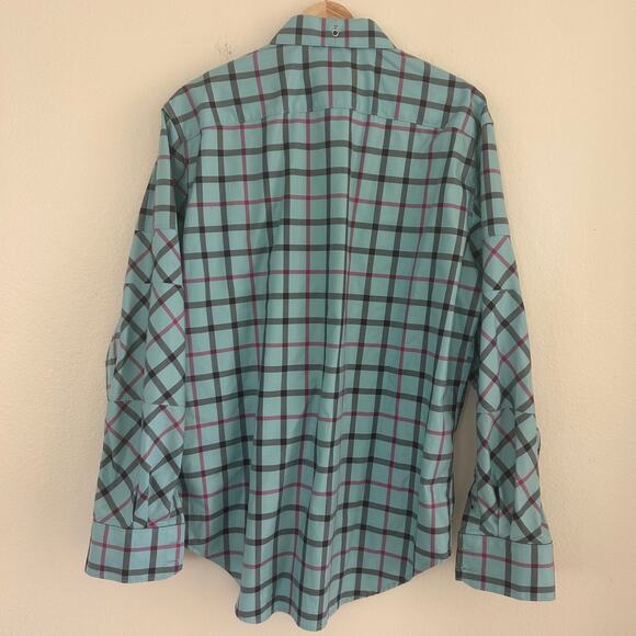 Robert Graham X Collection Men’s Shirt XL Blue Plaid Button Up LS Classic - Picture 2 of 13